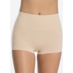 SPANX Everyday Shaping Tummy Control Panties Boyshort Soft Nude Women's Size XL